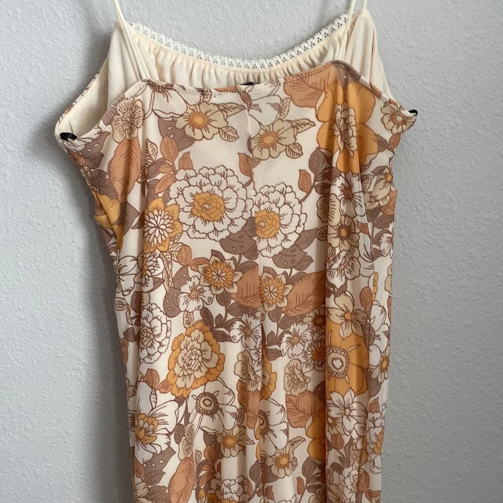 NWOT - FLORAL DRESS - FALL TONES - FOREVER 21 - NEVER WORN / NEW - Picture 9 of 14